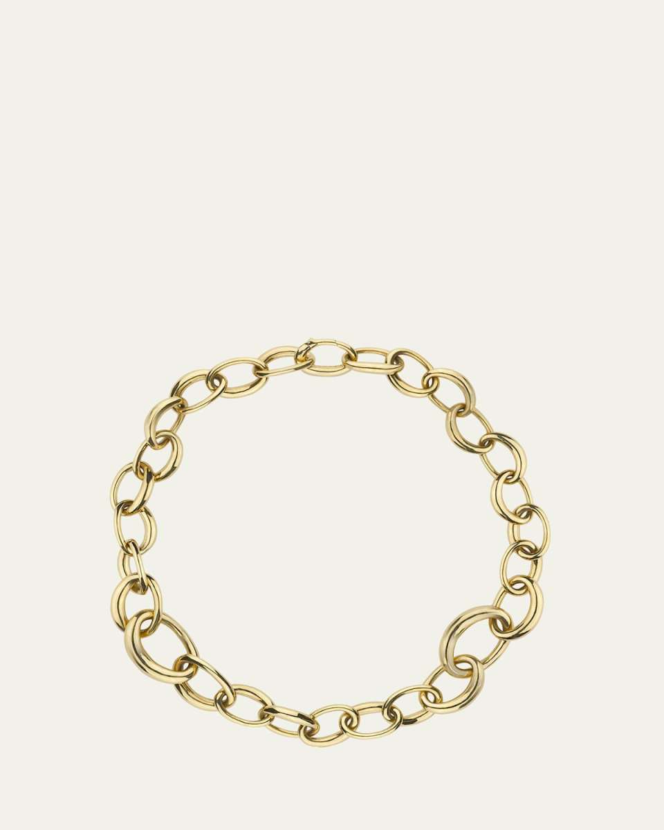 Ultimate 18K Yellow Gold Link Necklace, 18"